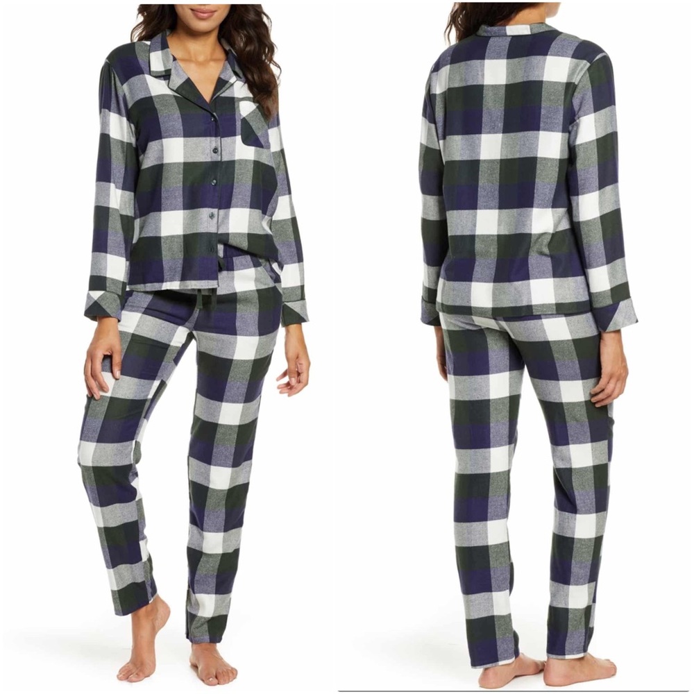 Nordstrom flannel pj set sz S